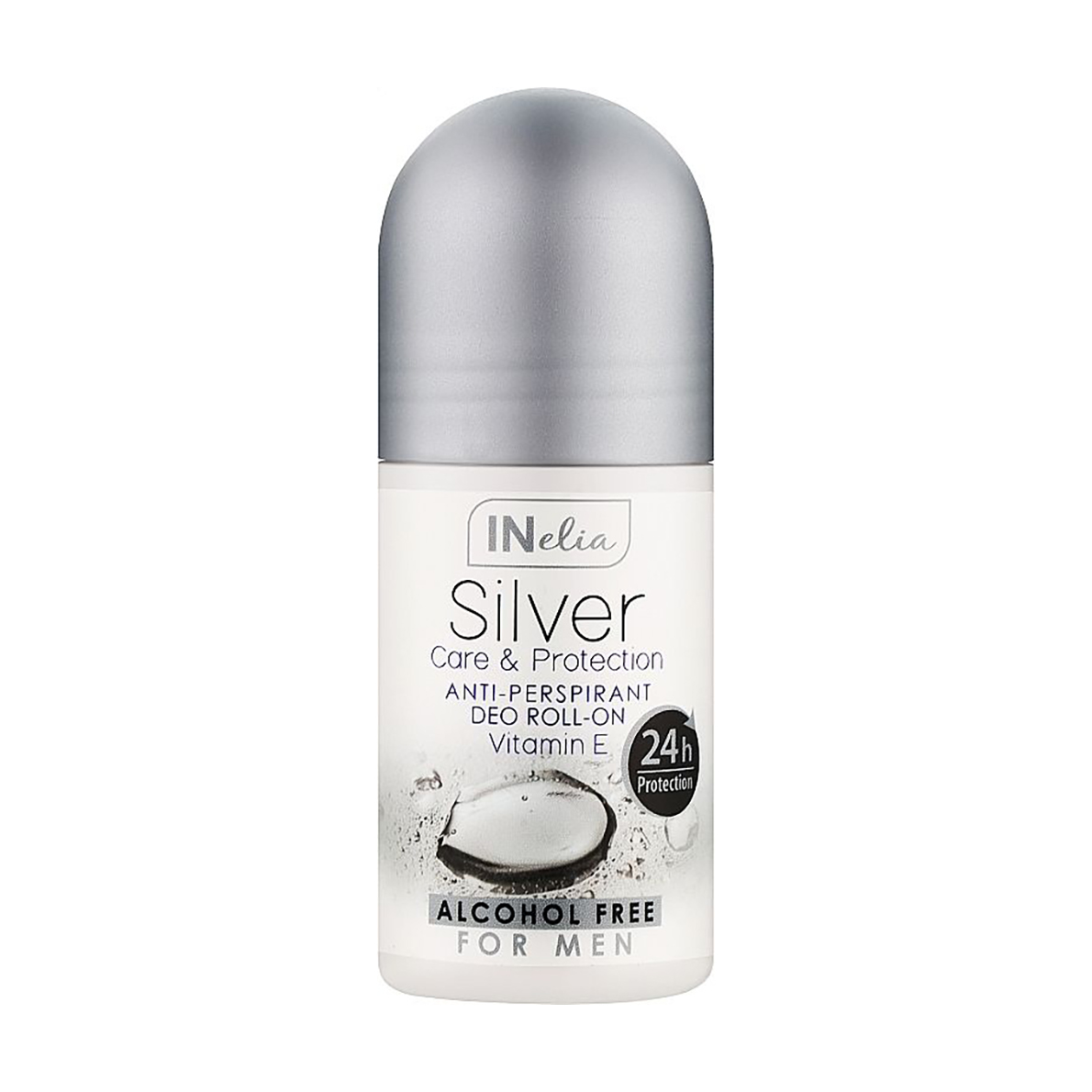 Кульковий дезодорант Revers Cosmetics Inelia Silver Care &amp; Protection Anti-Perspirant Deo Roll-On чоловічий, 50 мл